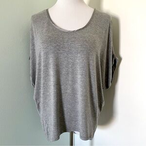 White House Black Market Women’s Dolman Sleeve Top Size M Gray